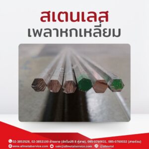 สเตนเลสเพลาหกเหลี่ยม